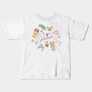 I love summer Design #01 Kids T-Shirt